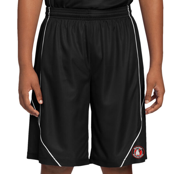 Sport-Tek PosiCharge Mesh Reversible Spliced Short - Embroidered Logo Thumbnail
