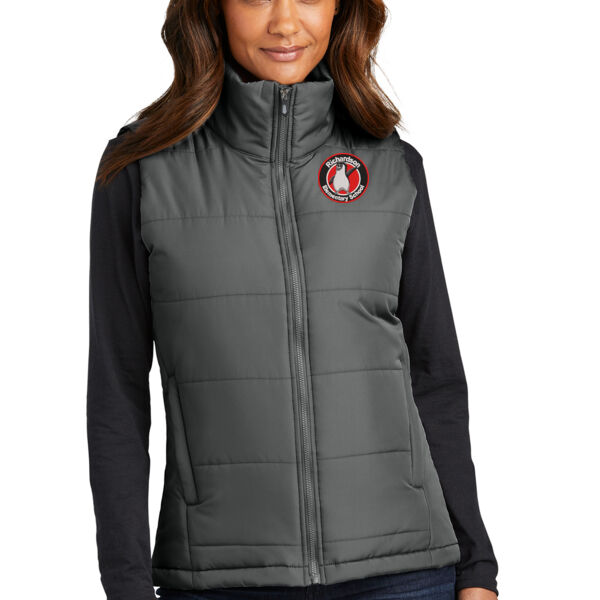 Port Authority Ladies Puffer Vest - Embroidered Logo Thumbnail