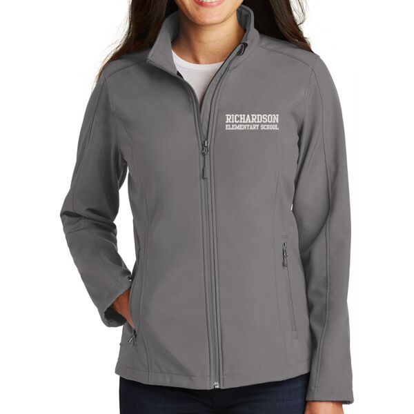 Port Authority Ladies Core Soft Shell Jacket - Embroidered Logo Thumbnail