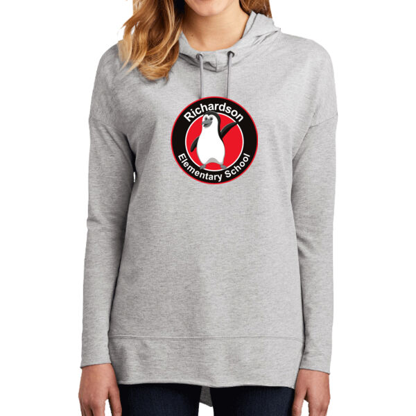 District Women's Featherweight French Terry Hoodie - Printed Logo District Women's Featherweight French Terry Hoodie - Printed Logo Thumbnail