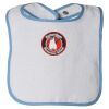 Infant Contrast Trim Terry Bib Thumbnail